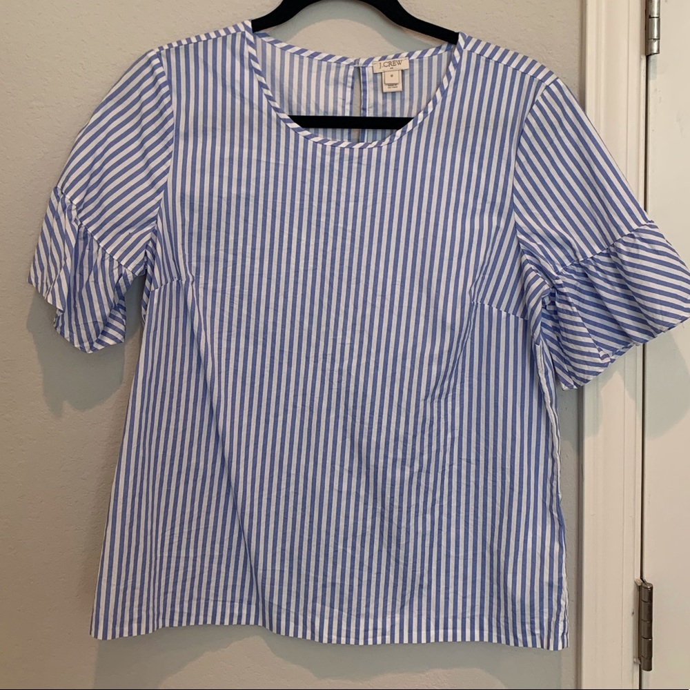 J Crew Short Sleeve Blouse